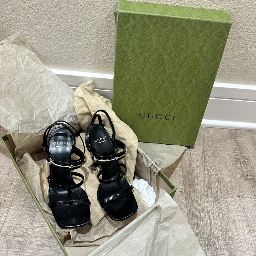 GUCCI Women's slim Horsebit sandal size 36.5